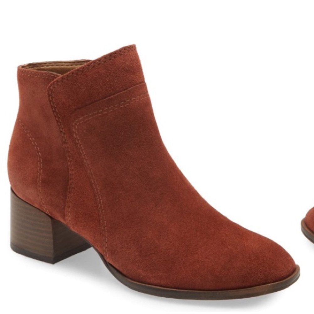 NWOT Lucky Brand Liika Suede Bootie